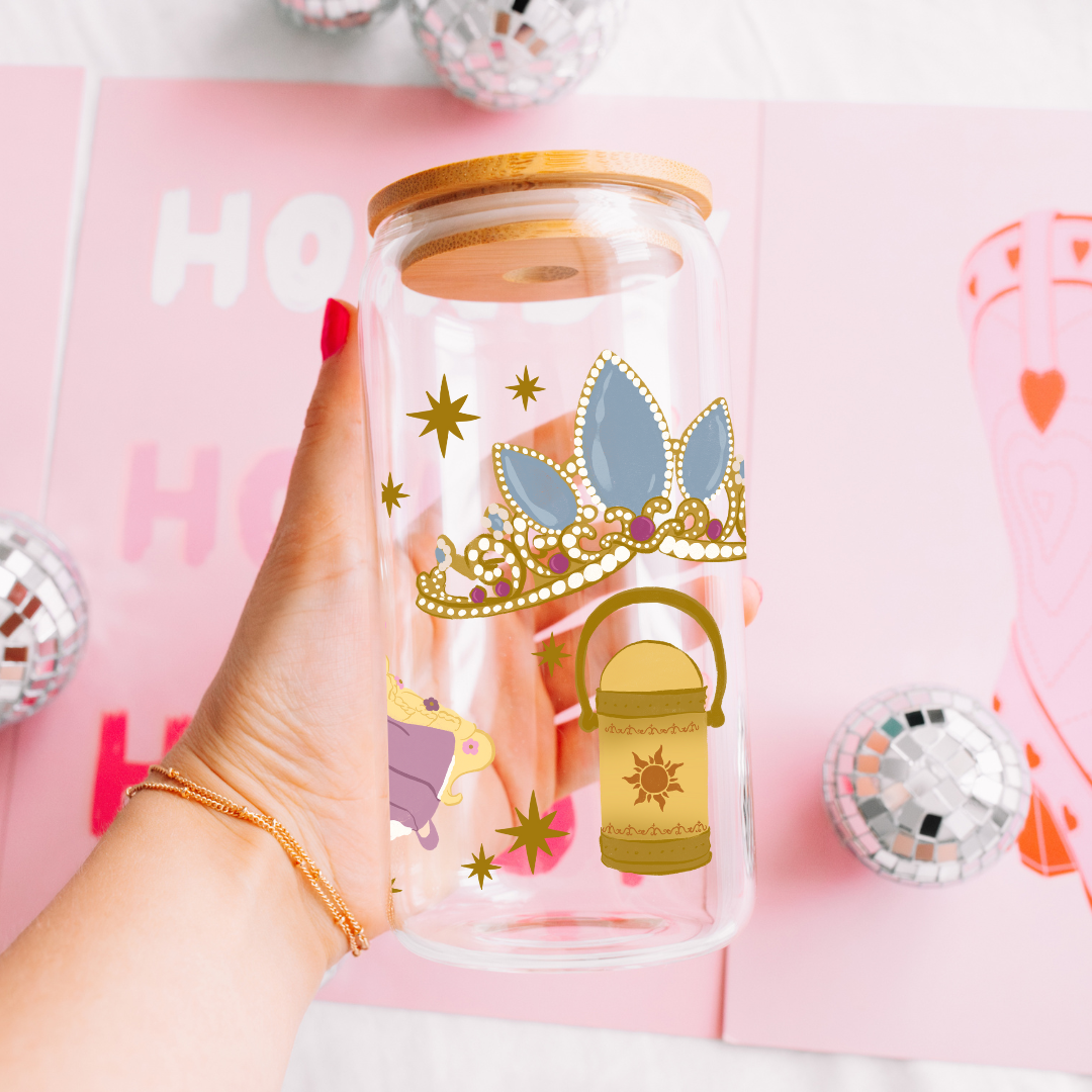 Lost Princess Magical Glass Tumbler