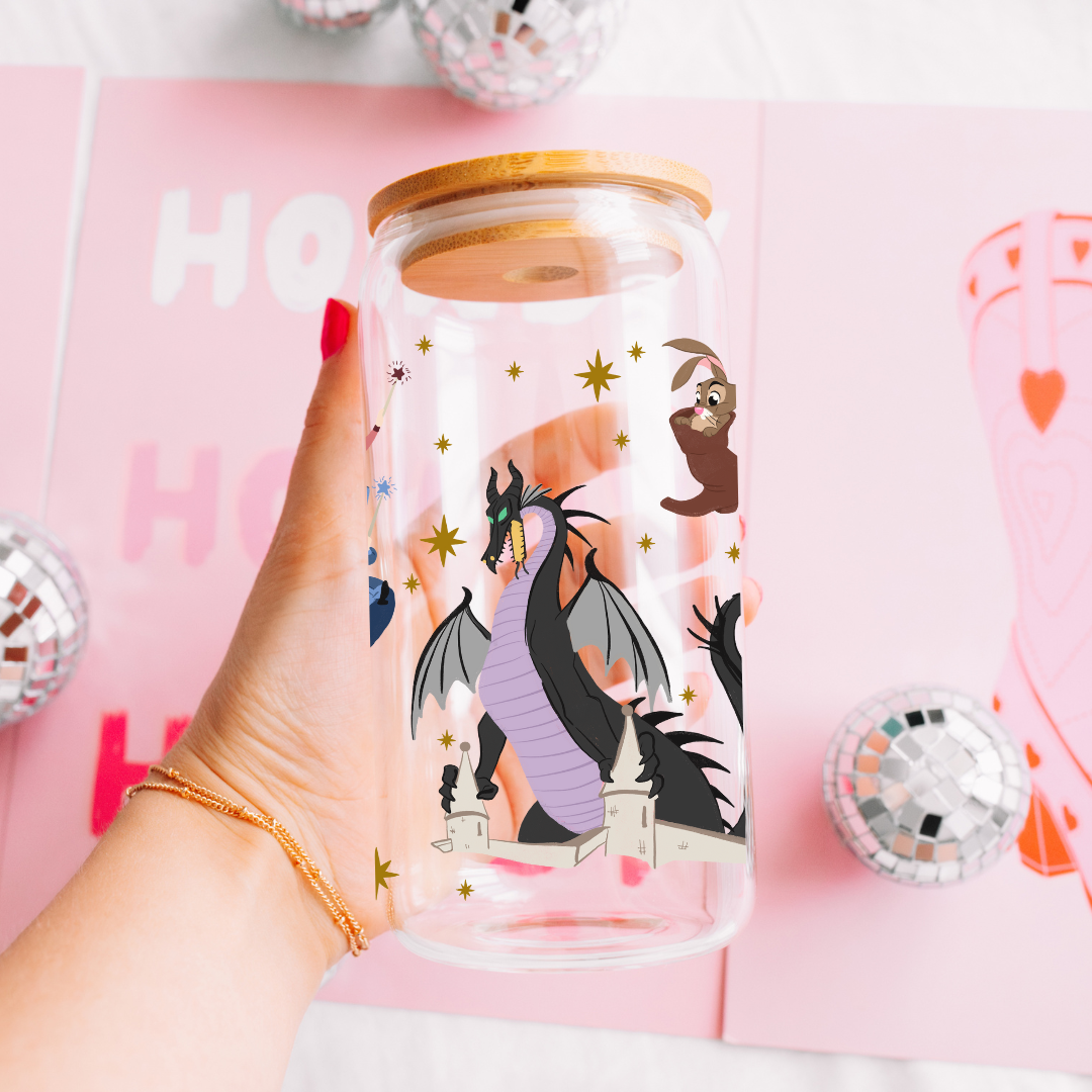 Sleeping Rose Magical Glass Tumbler