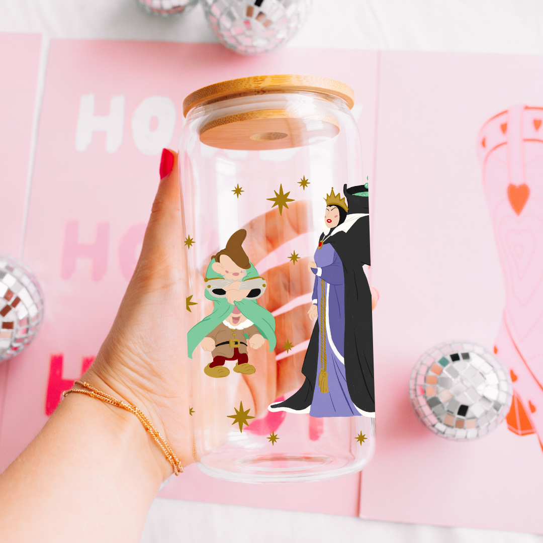 Fairest Of All Magical Glass Tumbler