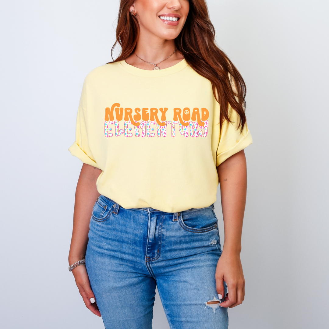 PERSONALIZED LF Retro Back To School Comfort Color Tee