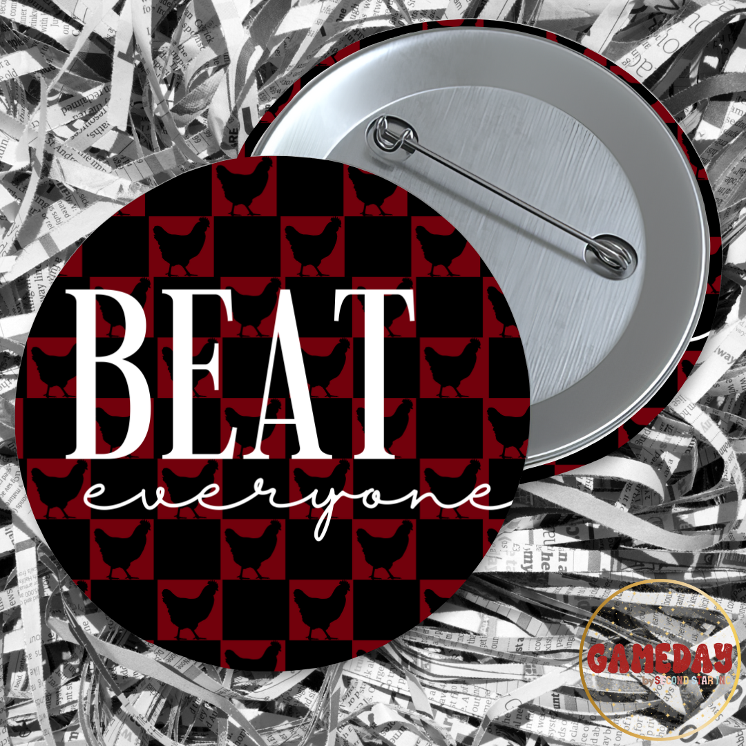 Spur Checkered Beat Everyone Button