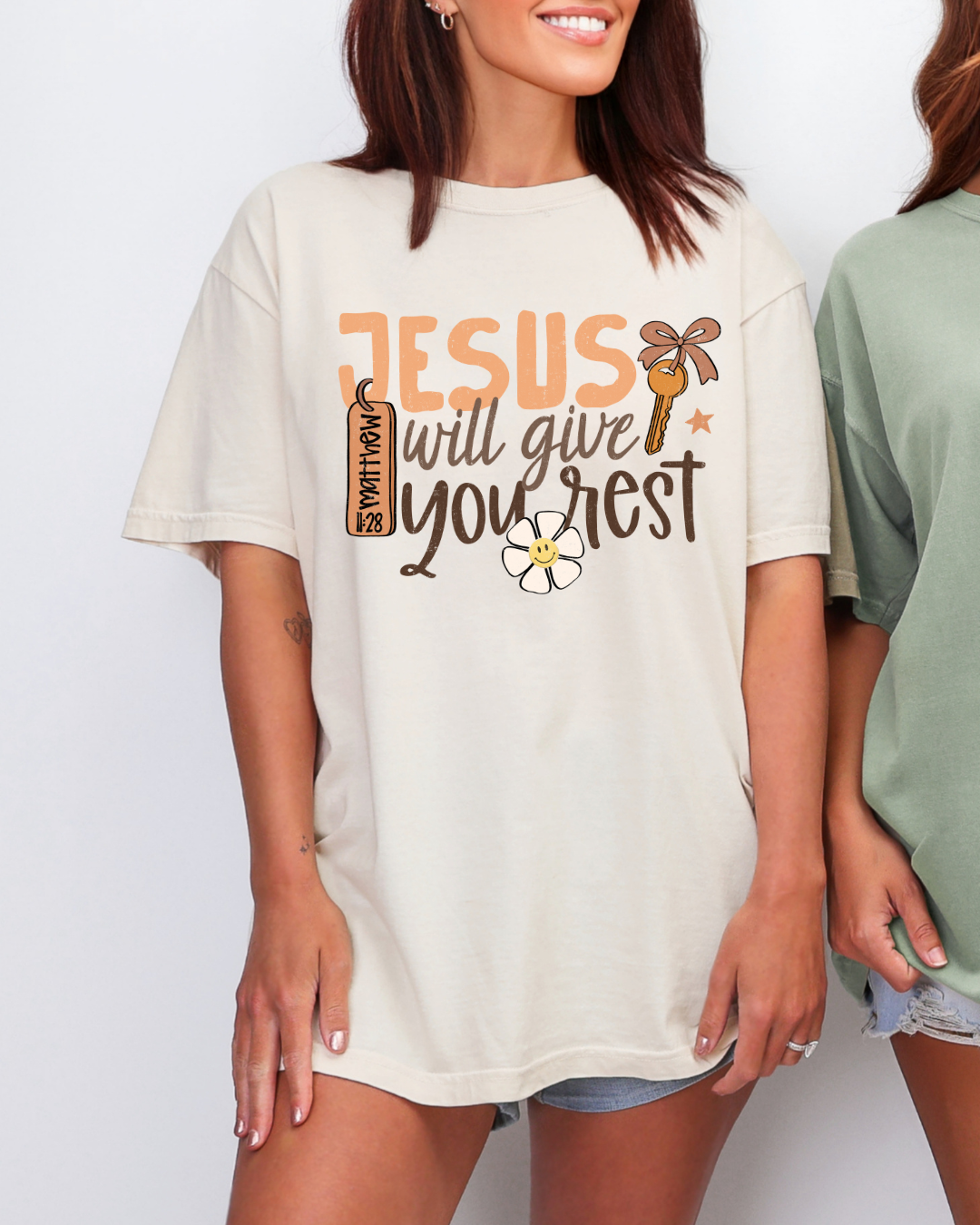 Jesus Will Give You Rest Graphic Tee