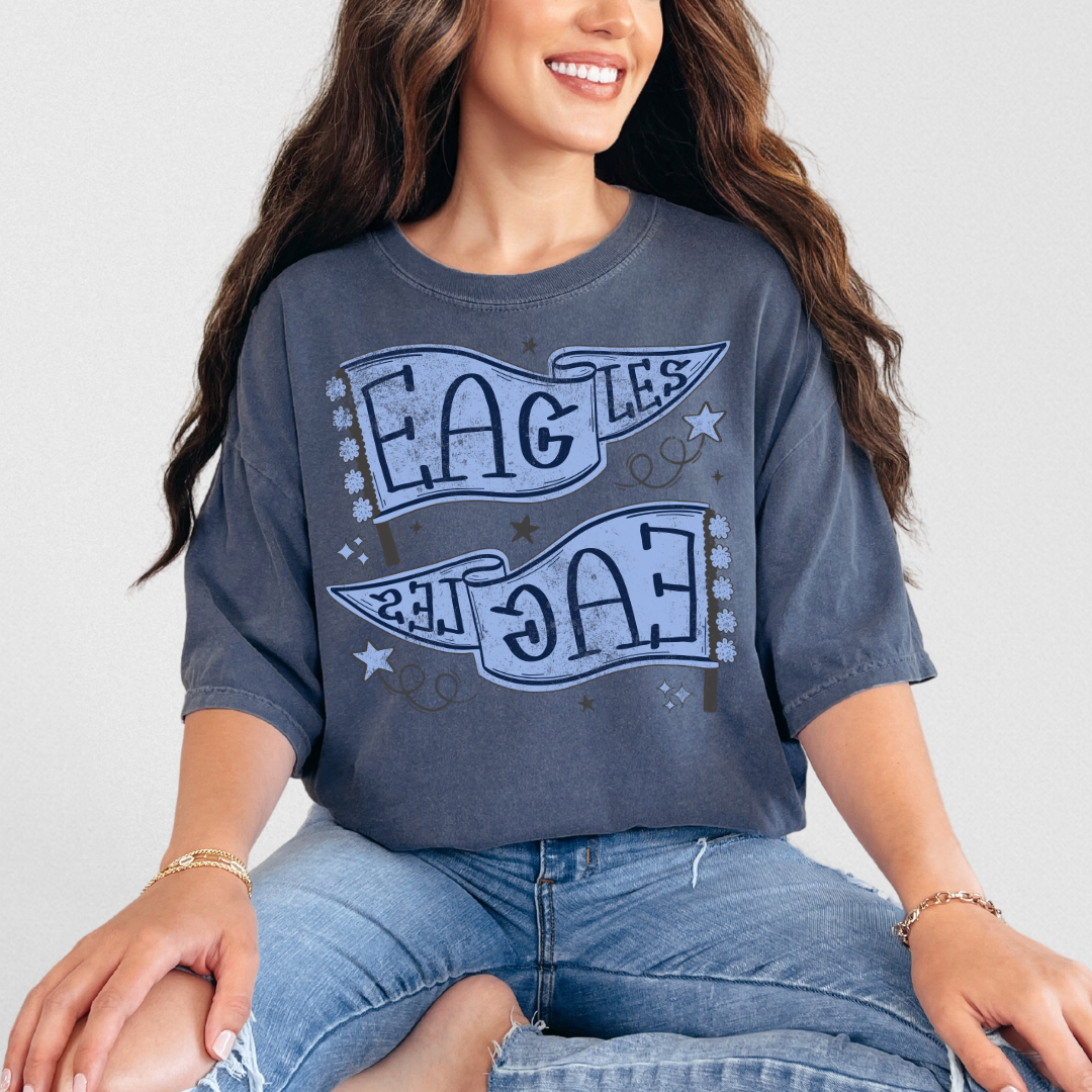 Eagles Pom Pendant Tee