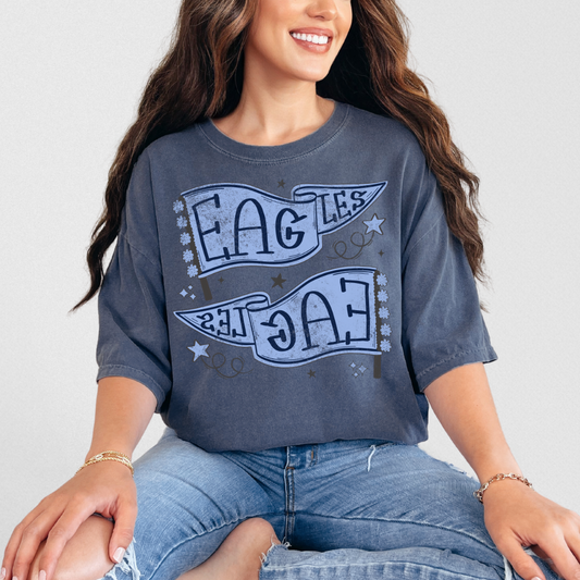 Eagles Pom Pendant Tee