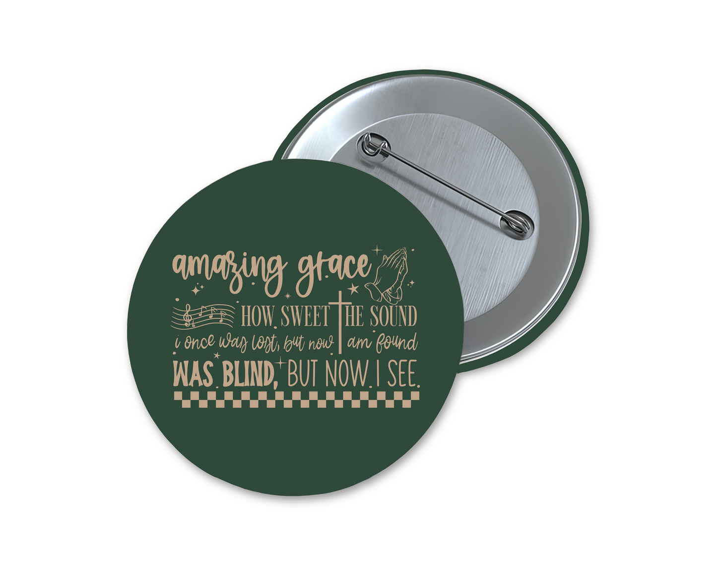 Amazing Grace Praise Him Button