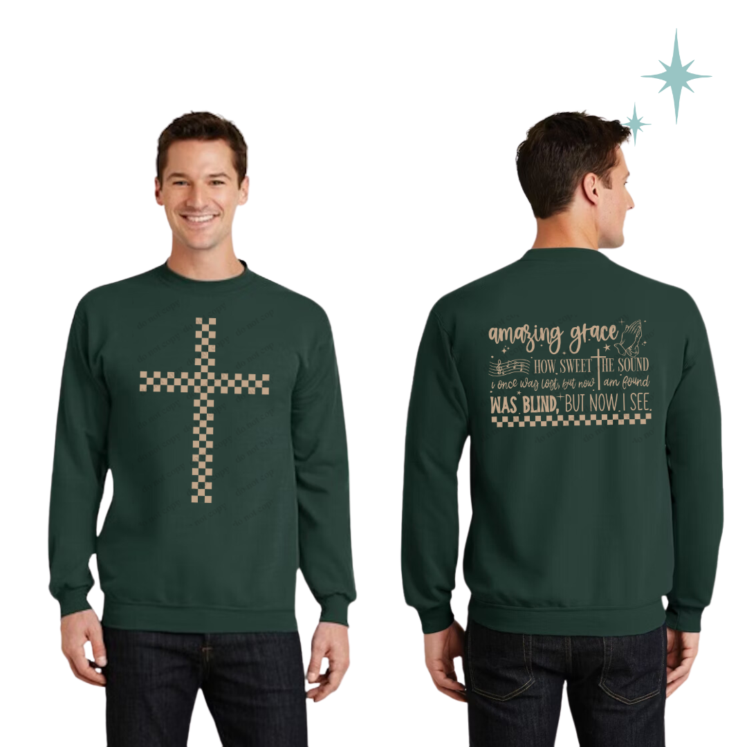 Amazing Grace Fleece Core Pullover Crewneck