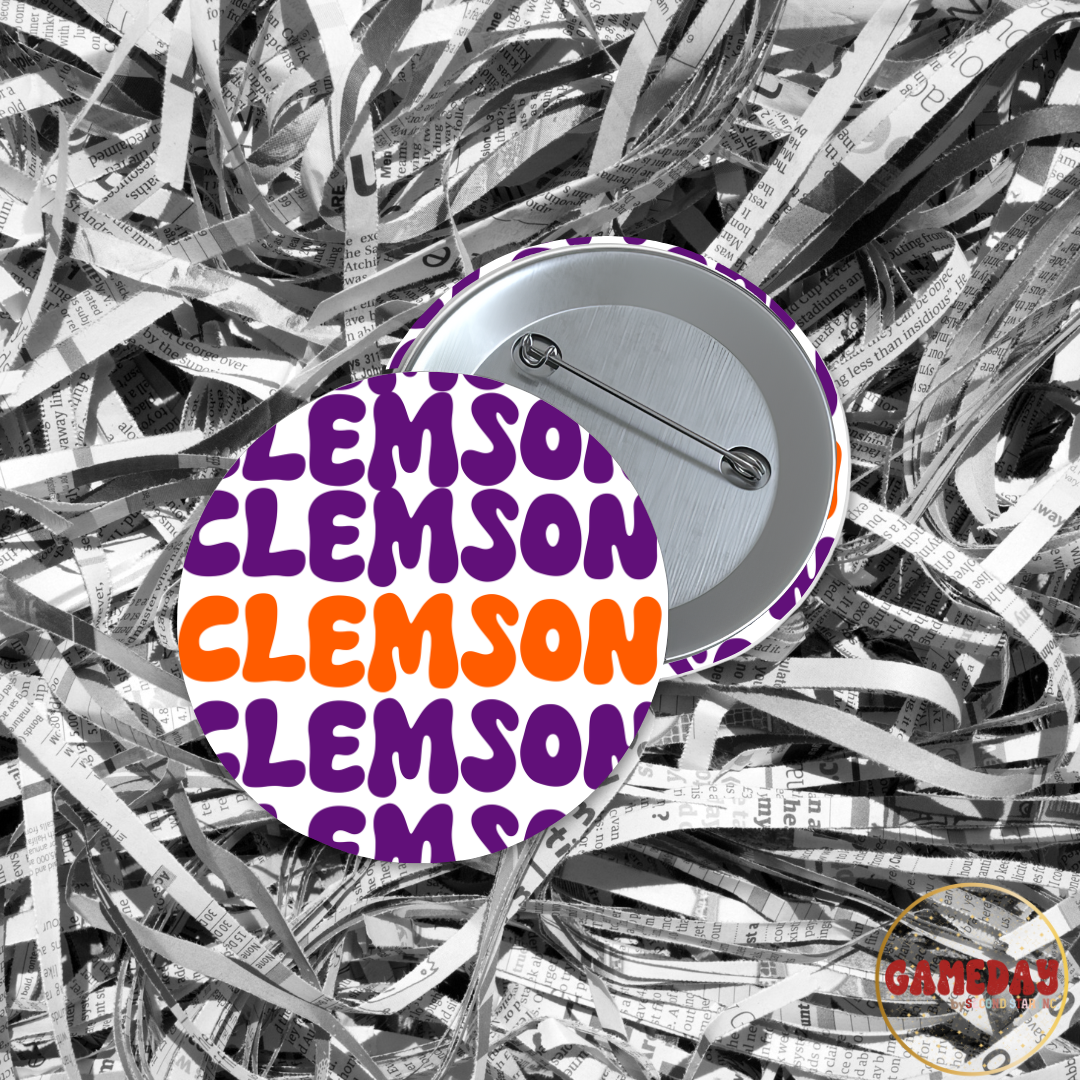 Clemson Vibes Button