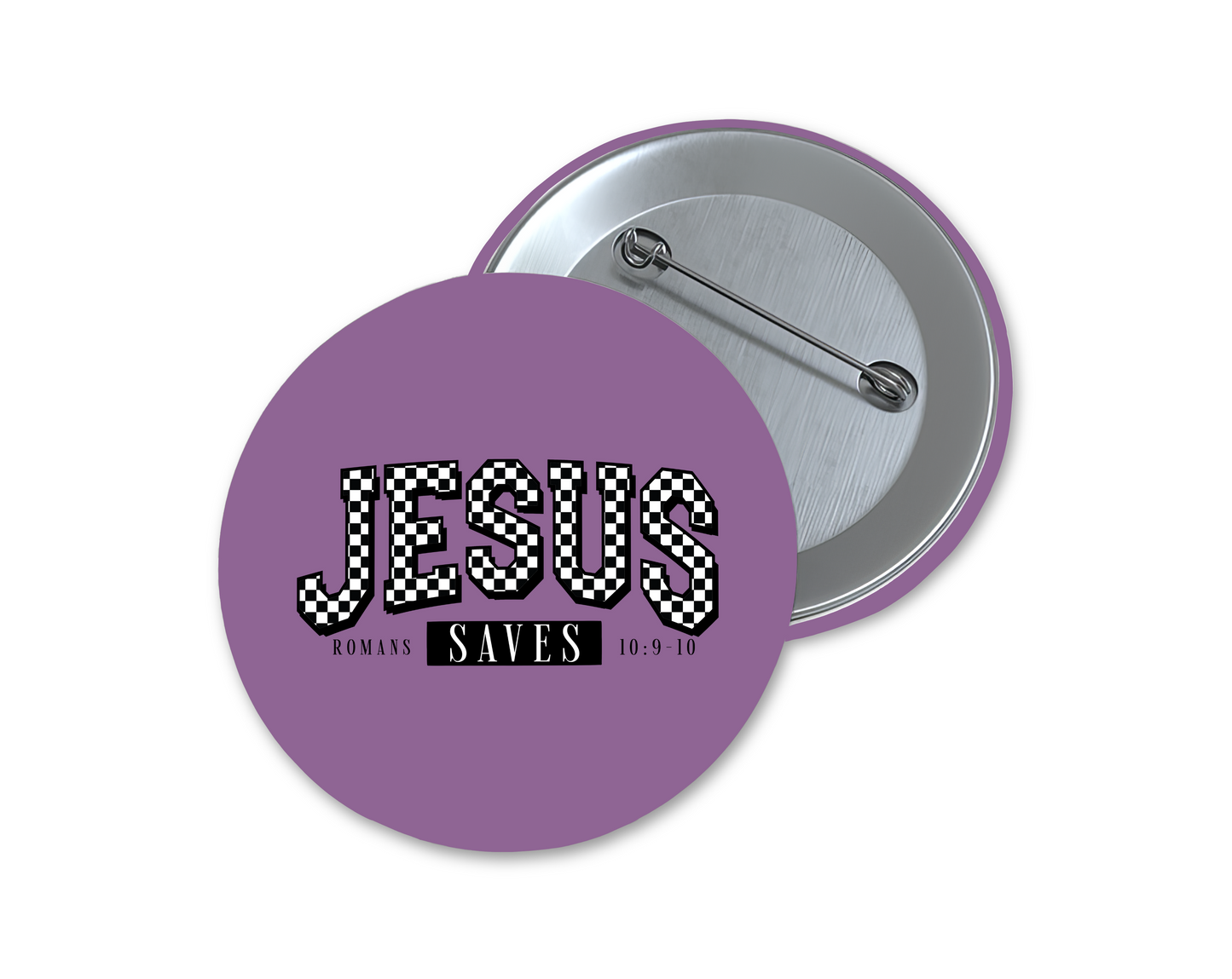Jesus Saves Praise Him Button