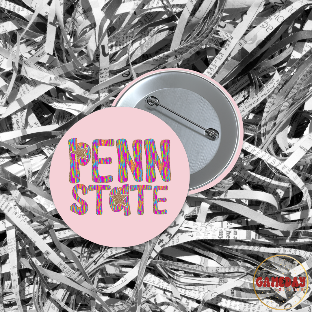 Penn State Pink Out Gameday Button