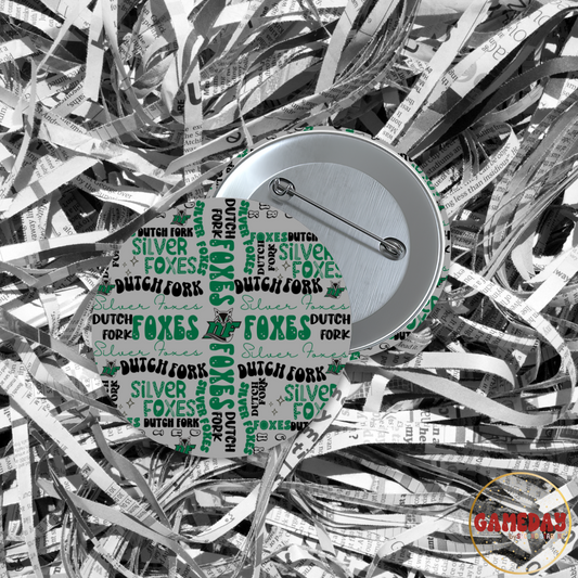 Dutch Fork Silver Fox Fun Gameday Button