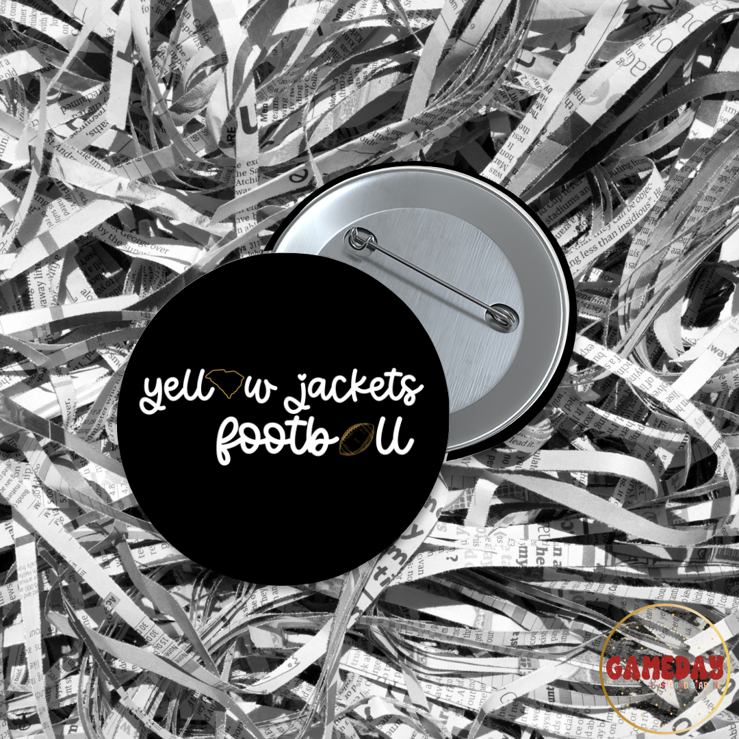 Yellow Jackets Football Gameday Button