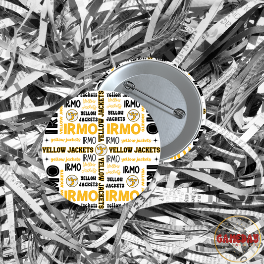 Irmo Yellow Jackets Mascot Seamless Gameday Button