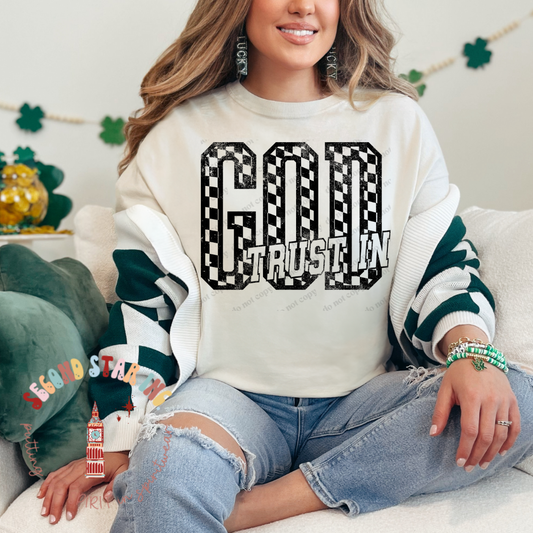 Trust In God Comfort Colors Crewneck Tee