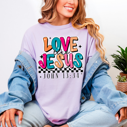 Love Like Jesus Comfort Colors Tee