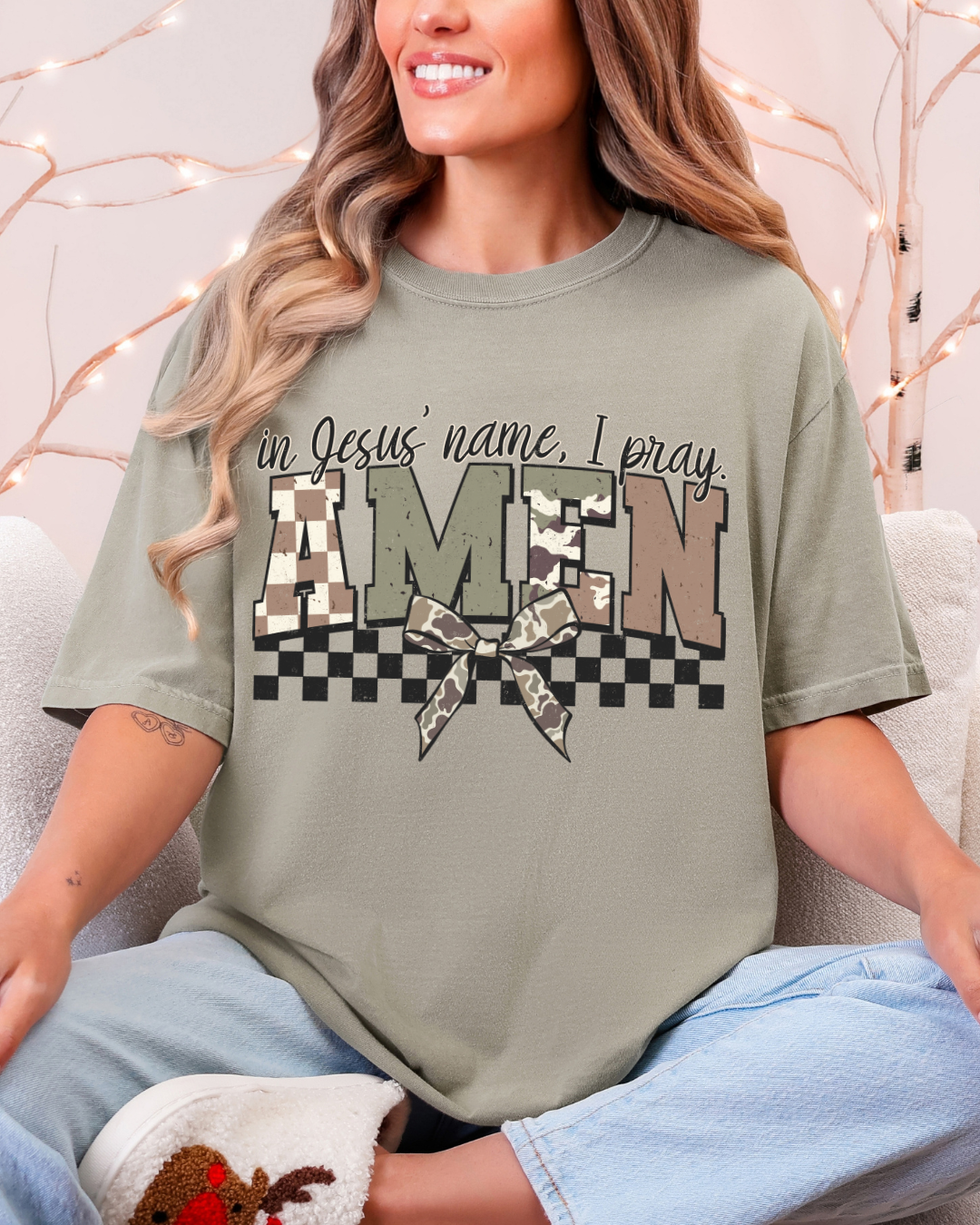 In Jesus Name, I Pray Amen Graphic Tee
