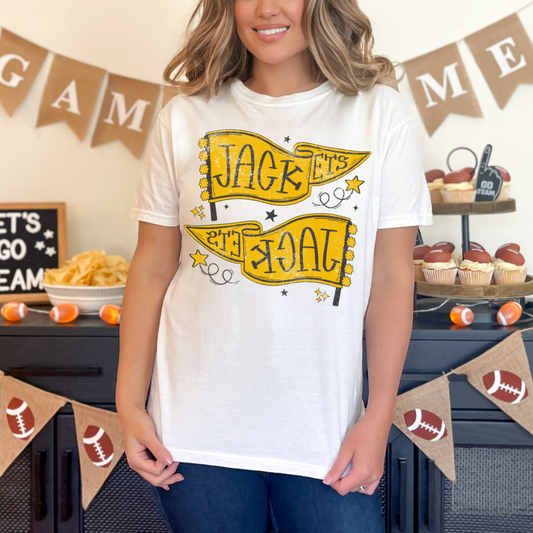 Jackets Pom Pendant Gameday Tee