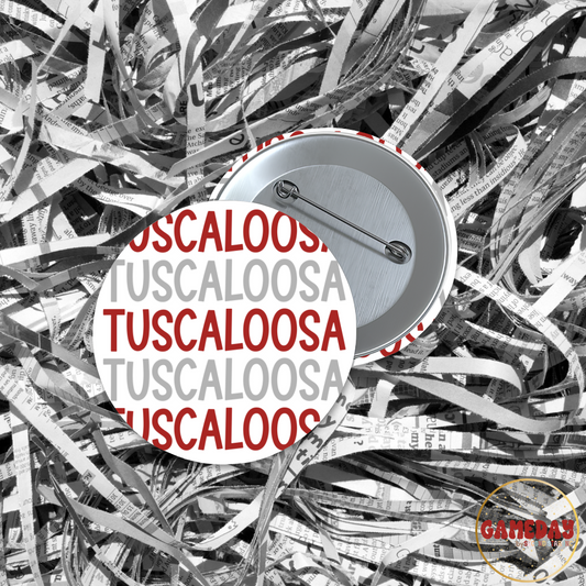Tuscaloosa Alabama Crimson Tide Gameday Button