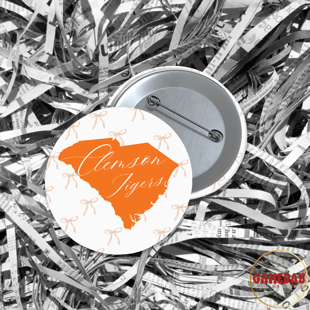 Clemson Tigers In South Carolina Button