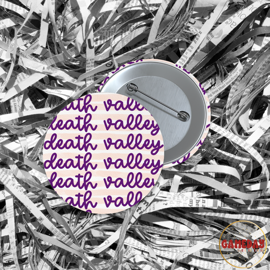 Death Valley Stripes Gameday Button
