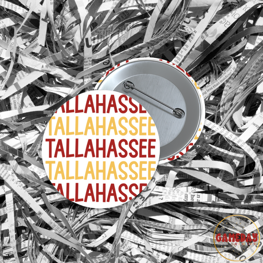 Tallahassee Florida State Seminoles Town Gameday Button