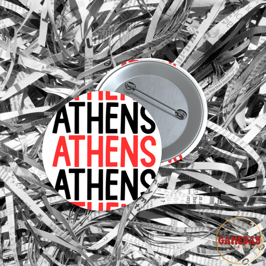 Athens Georgia Bulldogs Town Gameday Button