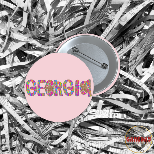 Georgia Pink Out Gameday Button