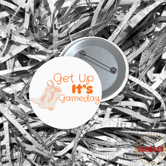Get Up It's Gameday Boots Button