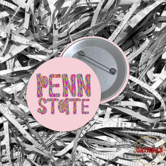 Penn State Pink Out Gameday Button