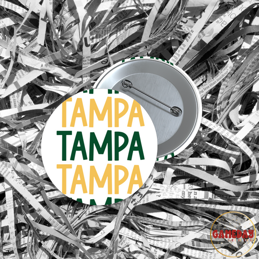 Tampa University South Florida Bulls Town Gameday Button