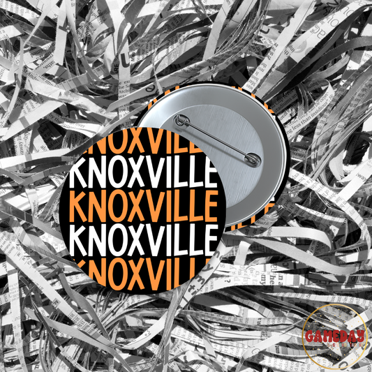 Knoxville Tennessee Volunteers Town Gameday Button
