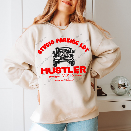 Studio Parking Lot Hustler Crewneck Pullover