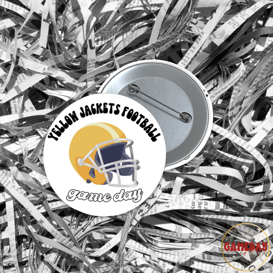 Yellow Jackets Football Gameday Button