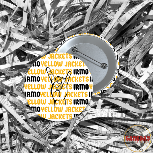 Irmo Yellow Jackets Rock On Gameday Button