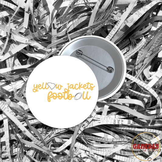 Yellow Jackets Football Gameday Button