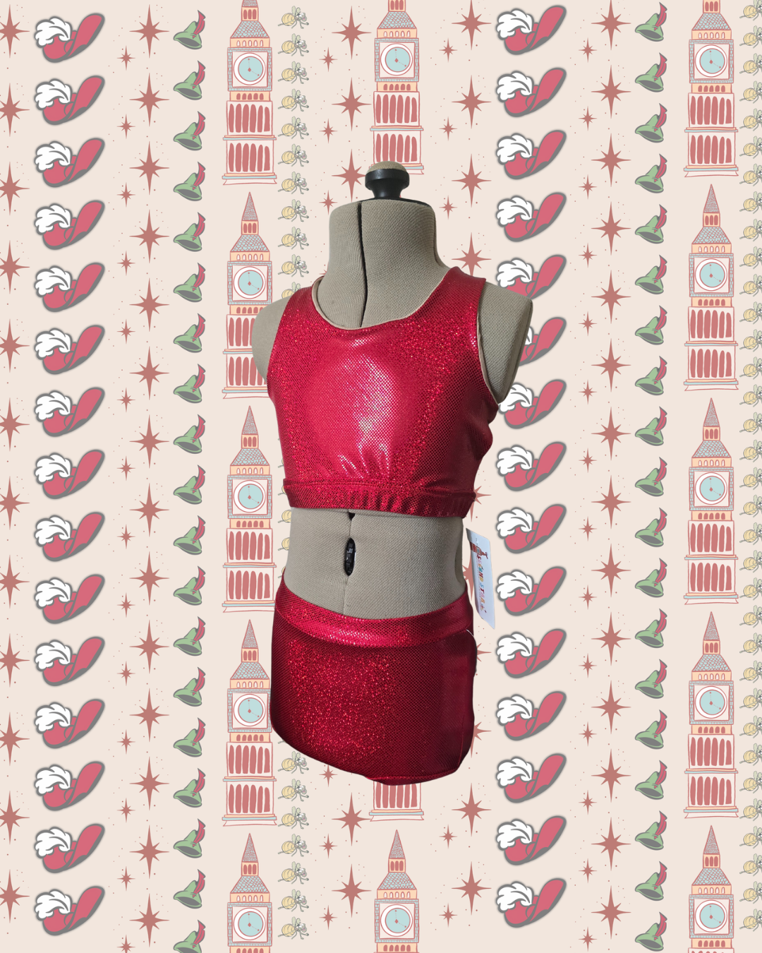Solid Christmas Boston Set #3 Size 6 Exclusively at Well Heeled Dancewear