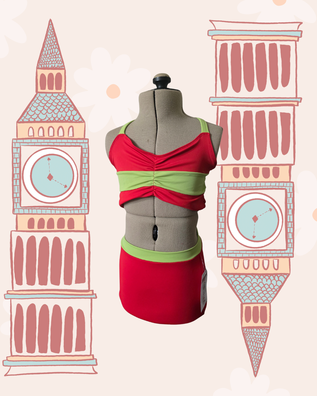 Solid Christmas Brooklyn Set #10 Size 12 Exclusively at Well Heeled Dancewear