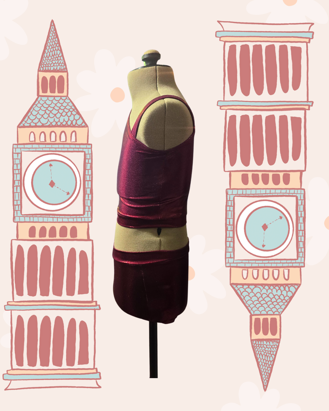 Solid Christmas Charlotte Set #5 Size 4T Exclusively at Well Heeled Dancewear